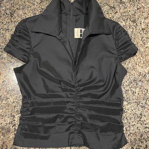 Like New Tadashi Shoji, Neiman Taffeta Blouse, P/0